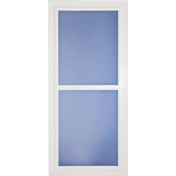Larson Storm Door, 36 in W, 81 in H, White 14604032E Zoro